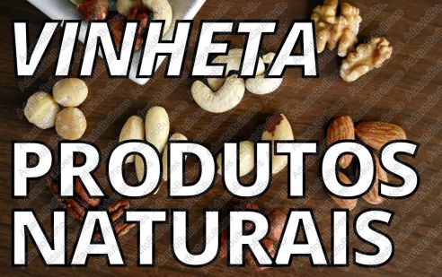 Vinheta de Anuncio Loja de Produtos Naturais Cerealista Vinheta de Anuncio Loja de Produtos Naturais Cerealista