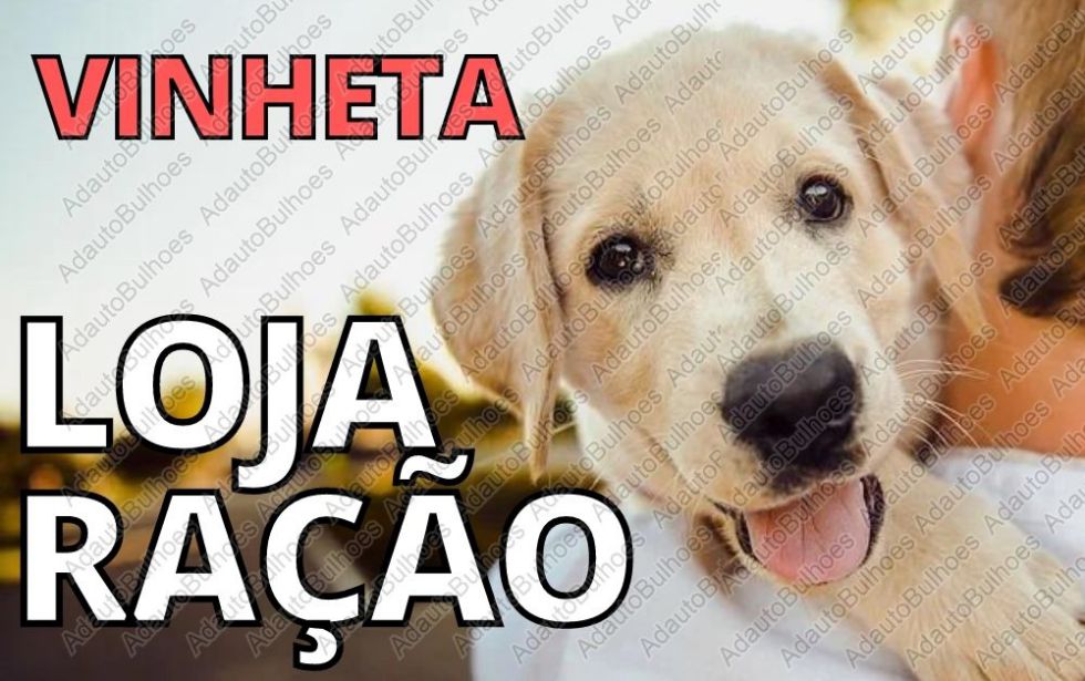 Propaganda Loja de Ração vinheta divulgar Casa de Ração Propaganda Loja de Ração vinheta divulgar Casa de Ração